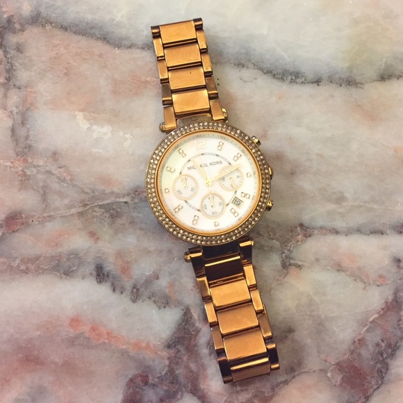 Michael Kors Gold Bracelet Watch - Picture 1 of 3